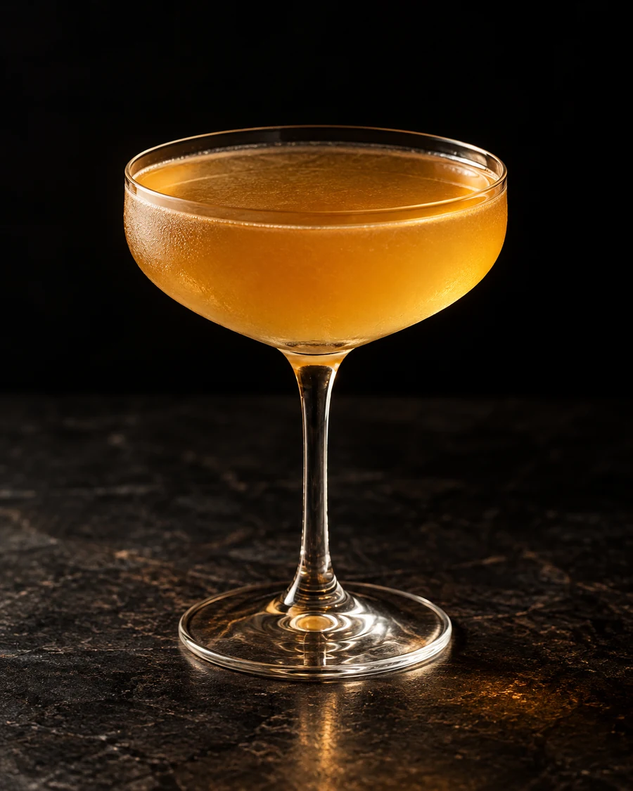 All Of Freud's Beautiful Women: Golden shaken drink in coupe, no garnish or ice.