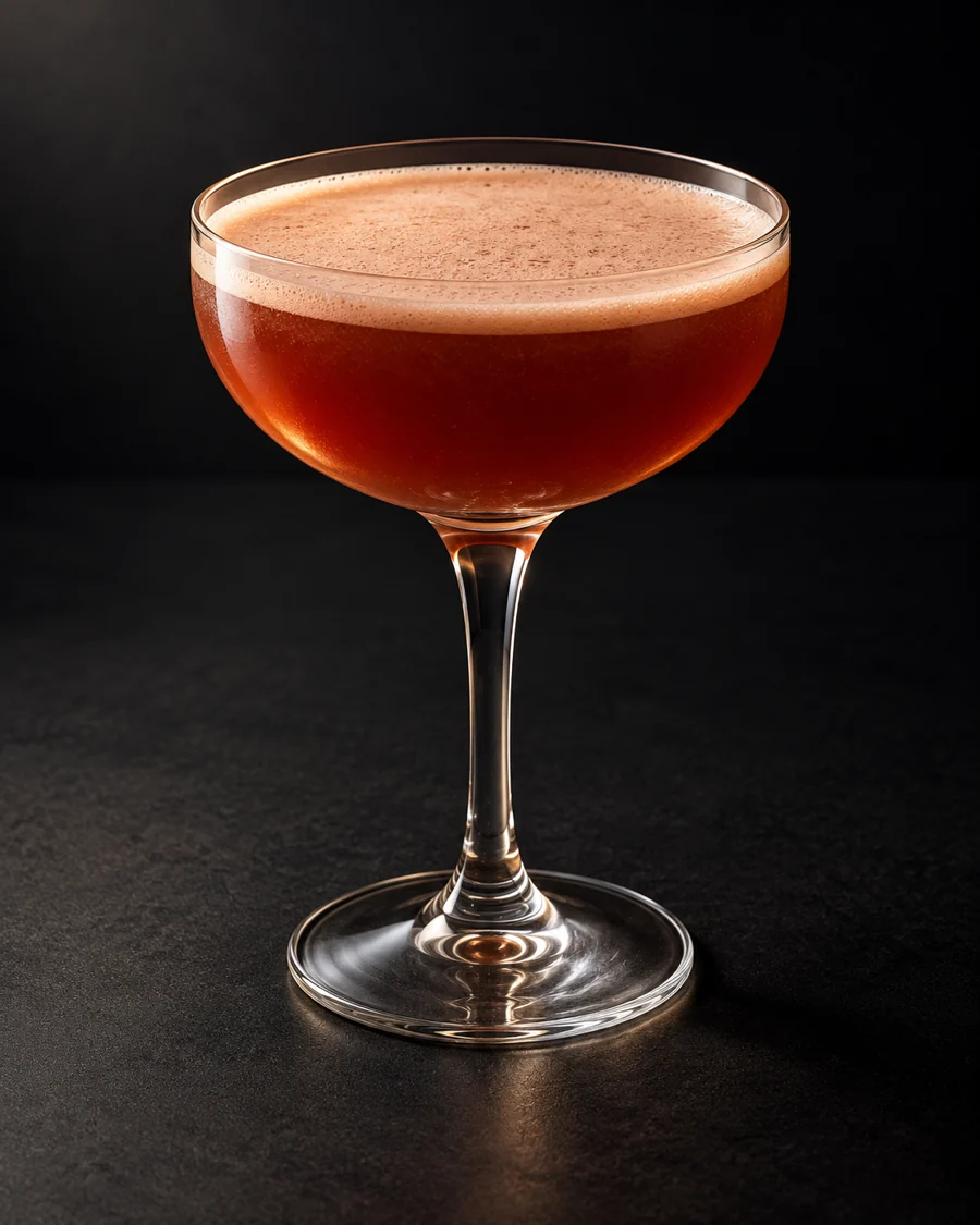 trinidad Sour served in a coupe glass